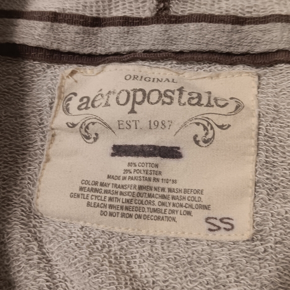 Custom Y2K Aeropostale fur hoodie - Picture 6 of 7